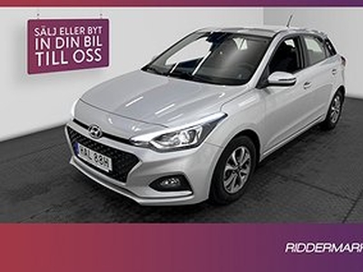 Hyundai i20 1.0 T-GDI 100hk Backkamera Låg skatt 0,46L/mil