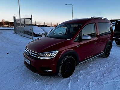 Volkswagen Caddy LIFE ALLTRACK 2.0TDI AUT 4M VÄRMARE DRAG