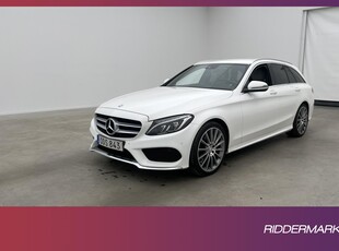 Mercedes-Benz C 200 T 184hk AMG Burmester Kamera Skinn Drag