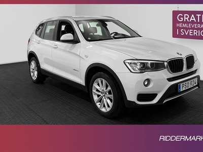 BMW X3 xDrive20d 190hk Comfort Sensorer Dragkrok 0,5L/Mil