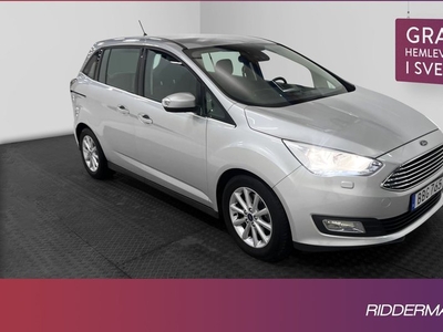 Ford C-MaxGrand EcoBoost 7-Sits Rattvärme Sensorer 2018, Minibuss