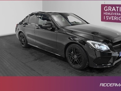 Mercedes C220Benz C 220 d AMG Pano Skinn Kamera Välservad 2016, Sedan