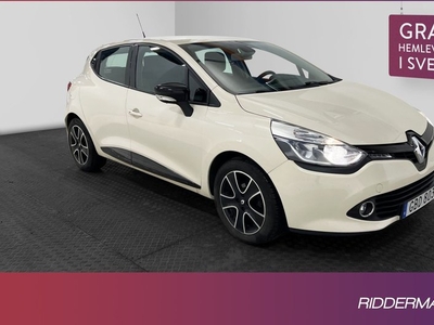 Renault Clio0.9 TCe Dynamique Sensorer Navi 0,39L Mil 2015, Halvkombi