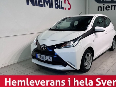 Toyota Aygo5-dörrar 1.0 VVT Bluetooth Kamkedja S V-hjul 2017, Halvkombi