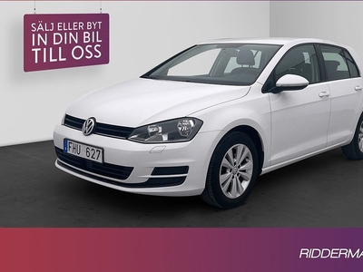 Volkswagen Golf1.2 TSI Adaptiv FH Låg skatt 0,43L mil 2014, Halvkombi