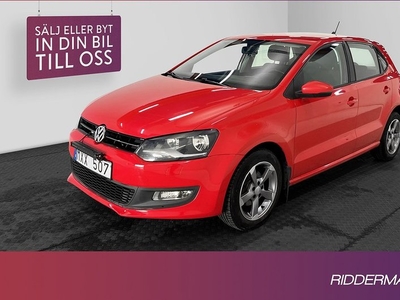 Volkswagen Polo1.2 TSI Comfortline LED-ramp Dragkrok 2013, Halvkombi