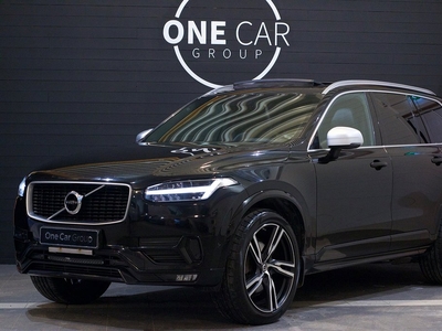 Volvo XC90 D5 AWD 7-sits R-Design Nyserv Pano HuD Drag 225hk