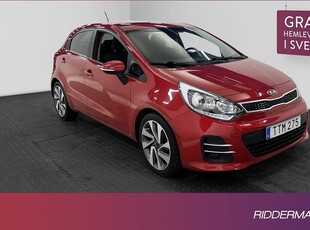 Kia Rio1.2 CVVT Advance Kamera Navi Rattvärm Välservad 2015, Halvkombi