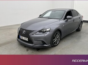 Lexus IS300h 2.5 CVT F Sport Kamera Navi Skinn Rattvärme 2013, Sedan