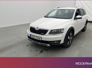 Skoda OctaviaScout TDI 4x4 Värmare Kamera Canton Navi Drag 2017, Kombi