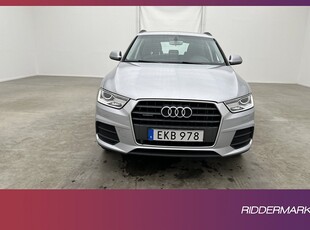 Audi Q3 TDI Quattro 150hk Sport Edition Värmare Sensorer GPS