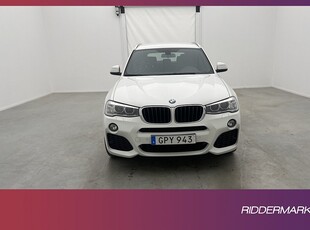 BMW X3 xDrive20d 190hk M Sport H/K Navi Sensorer Halvskinn