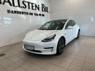 Tesla Model 3 Long Range AWD Drag AP Lågmil Skinn Svensksåld