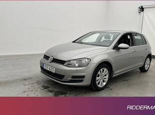 Volkswagen GolfTSI Style CarPlay Adaptiv-fart Välserv 2016, Halvkombi