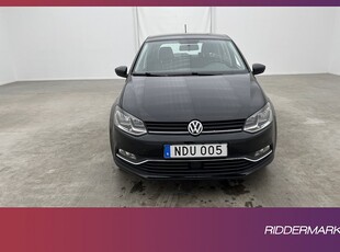 Volkswagen Polo 1.2 TSI 90hk Sensorer Farthållare Välservad