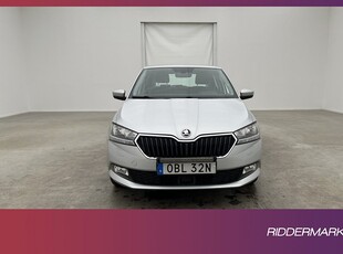 Skoda Fabia 1.0 TSI 95hk Comfort Sensorer CarPlay Dragkrok