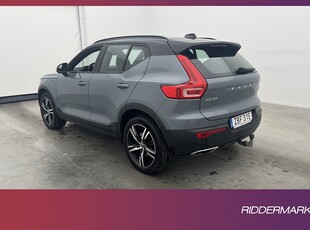 Volvo XC40 Recharge T5 262hk R-Design Värmare 360º Skinn VOC