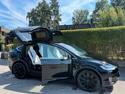 Tesla Model X Long Range 6-sits nov 2020 CCS 22 tum Ultravit