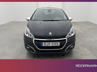 Peugeot 208 1.2 VTi 82hk Pano Sensorer Farthållare Bluetooth