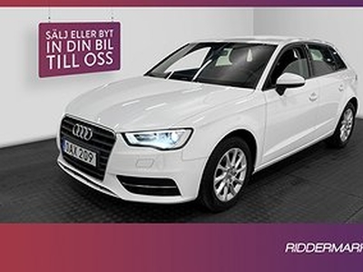 Audi A3 Sportback 1.2 TFSI 110hk Sensorer Välservad 0,5l/mil