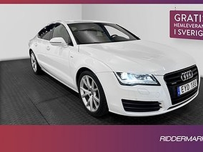 Audi A7 Sportback 3.0 TDI V6 Q 204hk S-Line Navi Sensorer