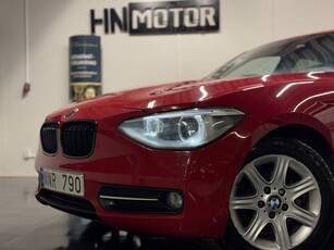 BMW 118 d 5-dörrars Sport line |NyServad|Lågskatt|PDC|BT|