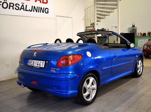 Peugeot 206 CC PLÅTCAB 1.6 NY KAMREM