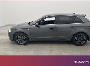 Audi A3SB 2.0 TDI Quattro S-Line B&O GPS Skinn M-Värm 2016, Halvkombi