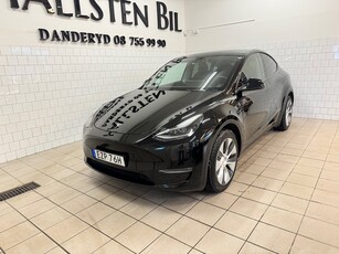 Tesla Model Y Long Range AWD Panorama AP Lågmil Drag Svensksåld