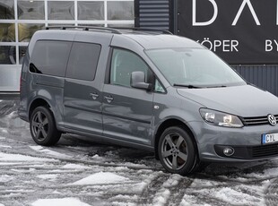 Volkswagen CaddyLife Maxi TDI DSG Värmare Navi 7-sits 2013, Minibuss