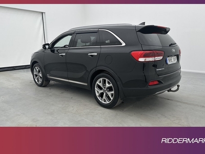 Kia Sorento 2.2 CRDi 200hk AWD 7-Sits Pano 360° Navi Skinn