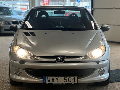 Peugeot 206 CC Quicksilver 1.6 109hk Sparbössan, AC, 0%RÄNTA