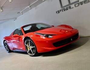 Ferrari 458 Spider Unik 1-Ägare Carbon-Seats JBL Svensksåld