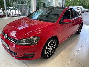 Volkswagen Golf 1,6 Tdi Premium Glastak, skinn