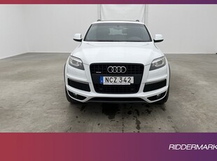 Audi Q7 TDI V6 Q 245hk S-Line 7-sits Pano Luft Kamera Drag