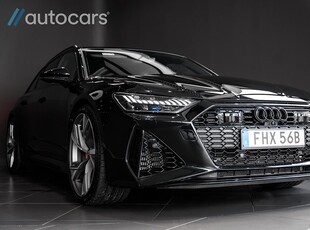 Audi RS6 Avant 715hk|Leasbar|Pano|B&O|3D|Drag|Värmare|HUD