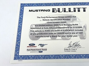 Ford Mustang BULLITT GT LIMITED EDITION UNIK/LÅG MIL/GARANTI