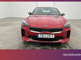 Kia Stinger GT V6 AWD 370hk Pano H/K HUD 360° Navi Brembo