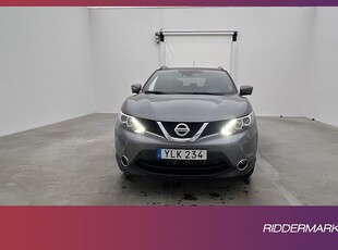 Nissan Qashqai 1.2 DIG-T 115hk Tekna Pano 360° Navi Två-Bruk