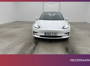 Tesla Model 3 Standard Range Plus 258hk AP Pano Svensksåld