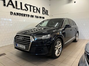 Audi Q7 3.0 TDI Q 272HK S-Line Värmare Drag Skinn Svensksåld