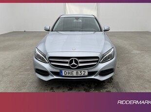 Mercedes-Benz C 200 184hk Halvskinn Sensorer Låg Skatt