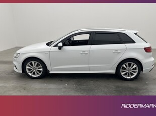 Audi A3 2.0 TDI 150hk Quattro S-Line Pano Cockpit B&O Kamera