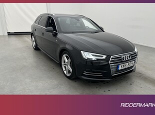 Audi A4 2.0 TDI Q 190hk S-Line Drag H-Skinn P-Sens Sportstol