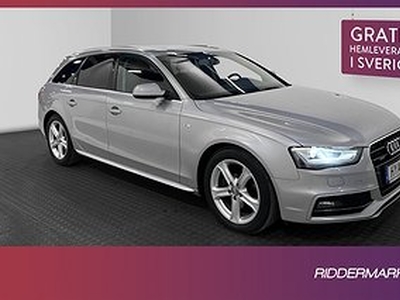 Audi A4 2.0 TDI Q190hk S-Line Alpine Edition Drag P-sensorer