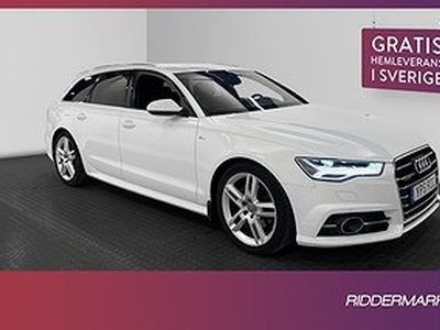 Audi A6 2.0 TDI Q 190hk S-Line Värm Matrix Navi Drag Välser