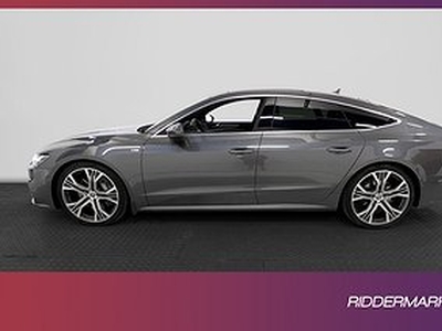 Audi A7 55 TFSI Q 340hk S-Line B-värme Cockpit 360° Taklucka