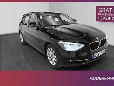 BMW 118 d 143hk Sport line Sensorer Välservad 2-Brukare