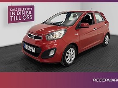 Kia Picanto 1.2 CVVT 86hk GLS Rattvärme Låg Skatt Välservad