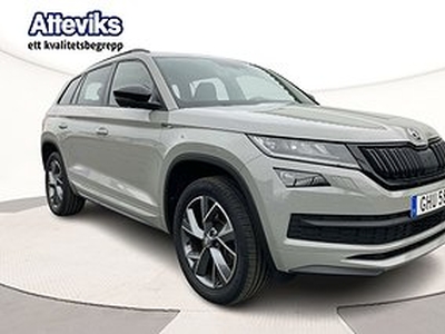 Skoda Kodiaq Sportline TSI 190 4x4 DSG Nyservad/7-Sits/Drag/Värmare